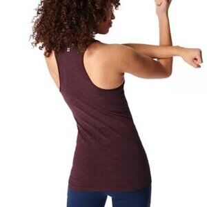 Sweaty Betty Athlete Seamless Gym Tank - L Wine